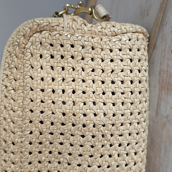 Clare V Midi Sac In Cream Rattan - Picture 4 of 16